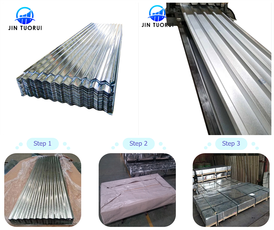 Corrugated galvanized/galvalume steel roof sheet